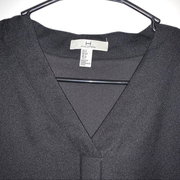 NWT H By Halston | Sleeveless V-Neck Blouse - Picture 2 of 6